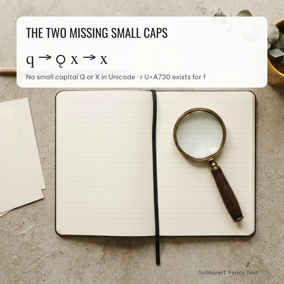 Small caps q and x gap with substitutes